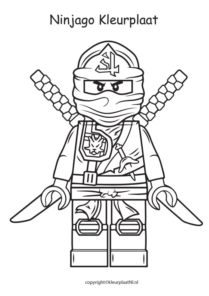 Ninjago Kleurplaat